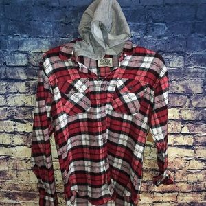Youth Flannel Hoodie